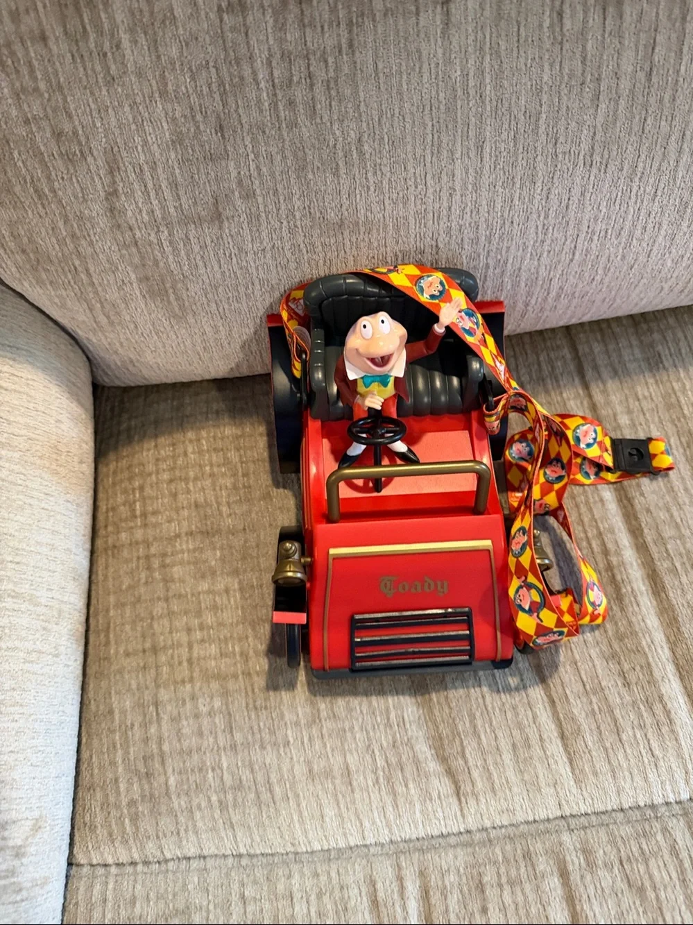 Disney Red Toady Ride-On Character Car popcorn bucket
